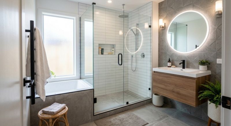 Tub To Shower Conversion in Franklin, VT