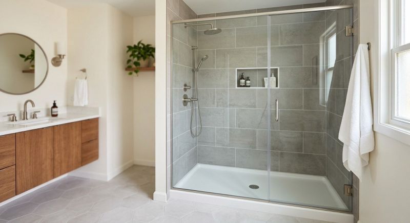 Tub To Shower Conversion in Franklin, VT